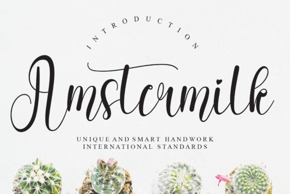 Amstermilk: A Handwritten Font with Personality