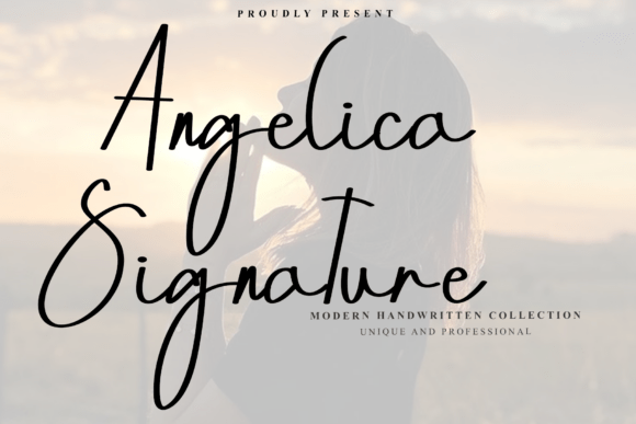 Angelica Signature: A Handwritten Font with a Strong Typographic Presence