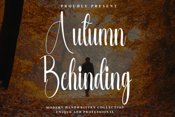 Autumn Behinding: A Fresh Take on Handwritten Design