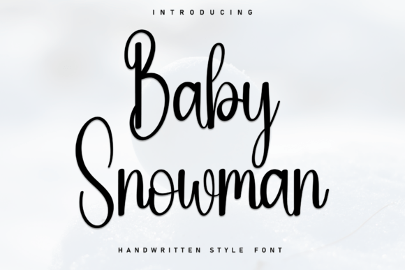 Baby Snowman Font: A Heartfelt Design Choice