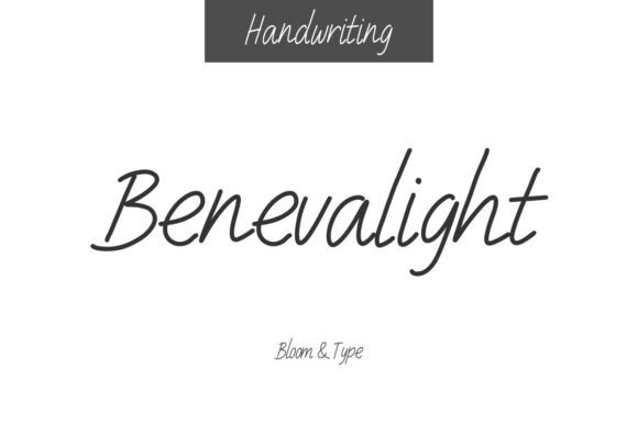 Benevalight: A Font That Speaks with Grace and Simplicity