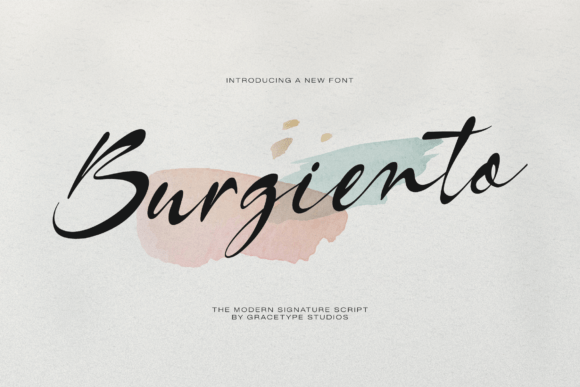 Discover the Artistry of Burgiento: A Signature Script for Modern Creativity