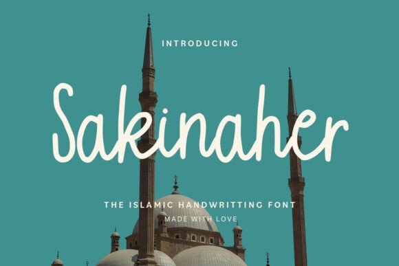 Discover the Beauty of Sakinaher: A Handwritten Islamic Font for Spiritual Expression
