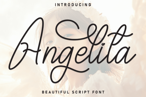 Discover the Whimsical Charm of Angelita: A Handwritten Display Font for Creative Expression
