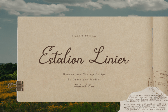 Estalion Linier: A Timeless Typographic Choice for Modern Design