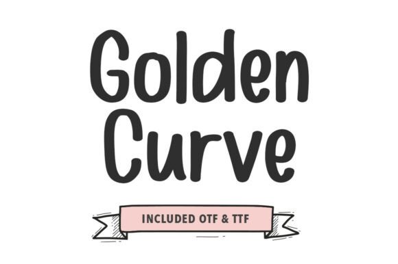 Golden Curve: A Bold Brush Font for Creative Expression
