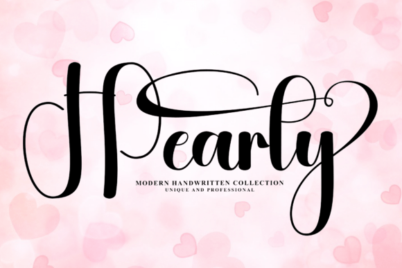 Hearty: A Handwritten Script Font for Sophisticated Design