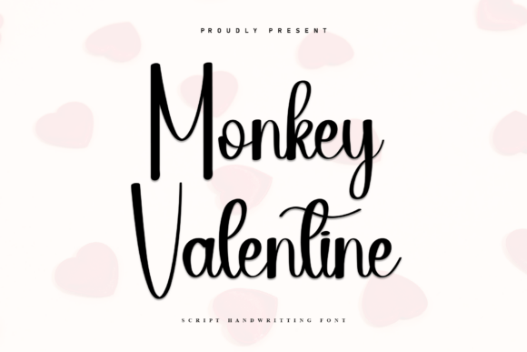 Monkey Valentine: A Handwritten Font for Heartfelt Design