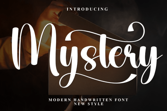 Mystery: A Handwritten Display Font with a Touch of Sweetness
