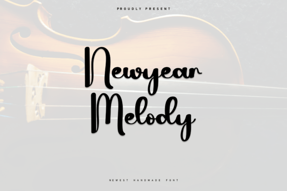 New Year Melody: A Handwritten Font for Heartfelt Design