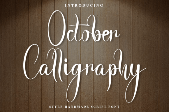 October Calligraphy: A Timeless Blend of Autumn Elegance and Handwritten Artistry
