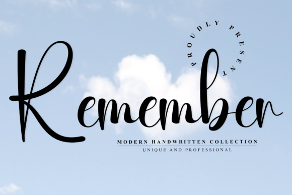 Remember: A Masterpiece of Handwritten Script Font for Professional Artistry