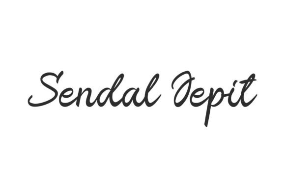 Sendal Jepit: A Script Font with Personality