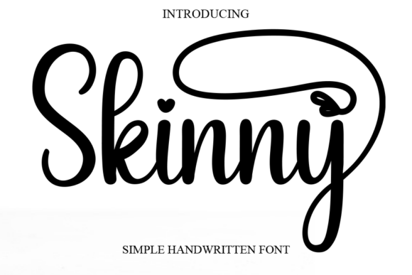 Skiny: A Simple Handwritten Font That Adds Character to Your Designs