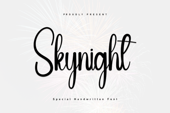 Skynight: A Handwritten Font with Character and Charm