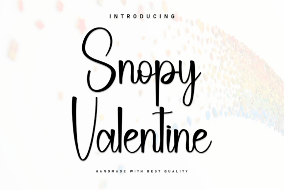 Snopy Valentine Font: A Heartfelt Touch for Design Projects