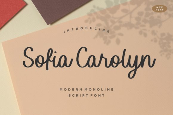 Sofia Carolyn: A Delicate and Versatile Handwritten Font