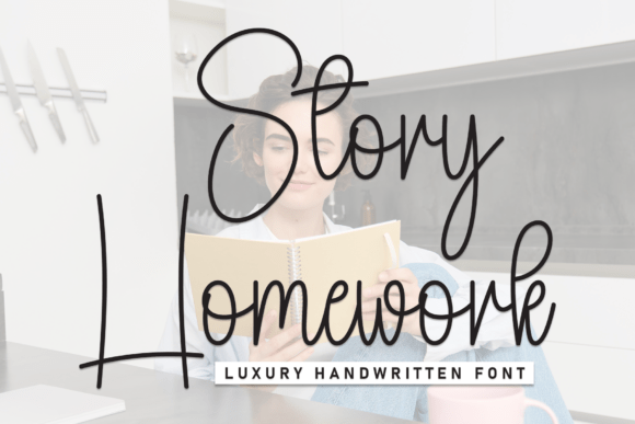 Story Homework and the Rise of Handwritten Display Fonts in Modern Design