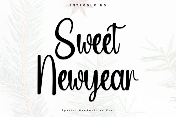 Sweet Newyear: A Handwritten Font with a Unique Personality