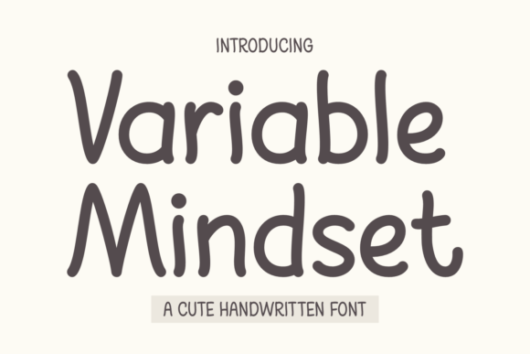 Variable Mindset Font